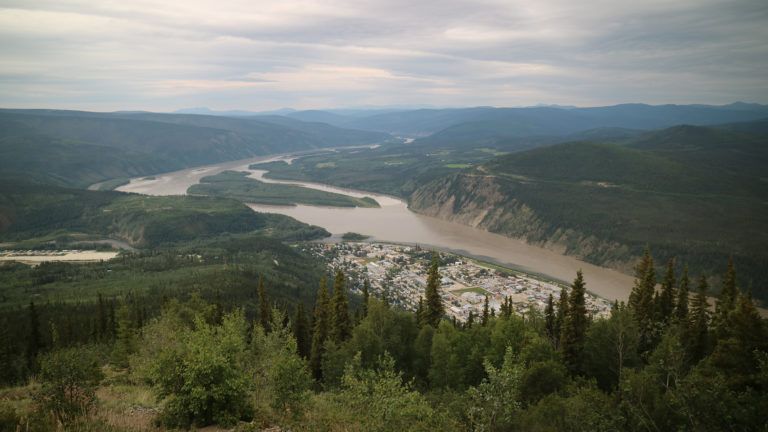 Dawson City, by the Yukon and Klondike rivers, has struggled to build a proper wastewater plant (Agnesstreet/iStock)