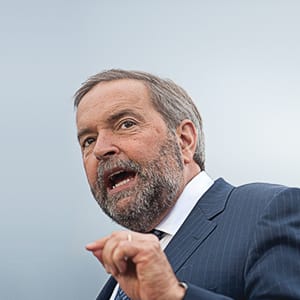 mACLEANS-MULCAIR-08.27.15-ST. CATHARINES, ON: NDP leader Tom Mulcair makes a campaign stop in Brantford Ontario on August 27th, 2015.