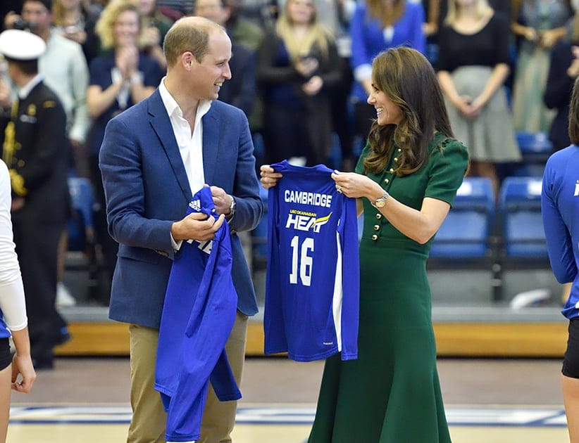 Catherine, Duchess of Cambridge and Prince William, Duke of Cambridge visit the University of British Columbia on September 27, 2016 in Kelowna, Canada. (Karwai Tang/WireImage/Getty Images)