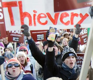 Canada Tuition fees protest
