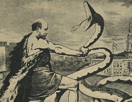 "1886 cartoon of Henry George"