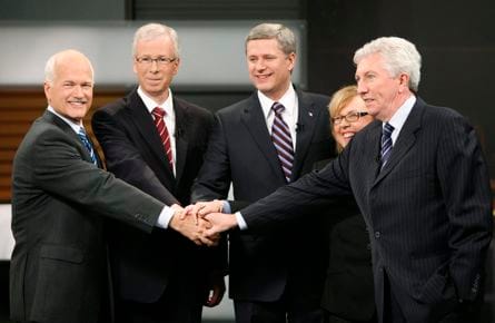 Leaders debate
