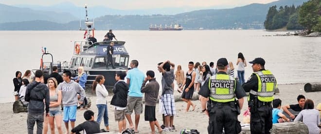 too many cops