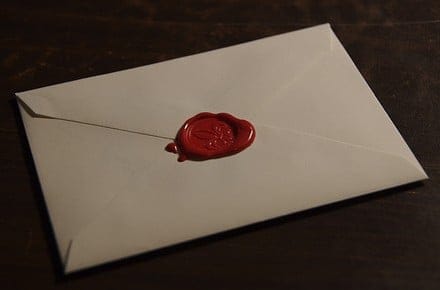 Sealed letter by zappowbang on Flickr