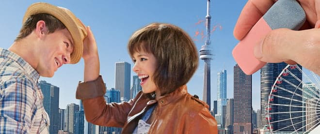 Toronto and Vancouver, barely incognito