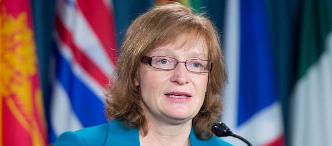 Information Commissioner of Canada Suzanne Legault responds to a question during a news conference after the tabling in Parliament of the special report, Report Cards 2011-2012, Thursday December 6, 2012 in Ottawa. THE CANADIAN PRESS/Adrian Wyld