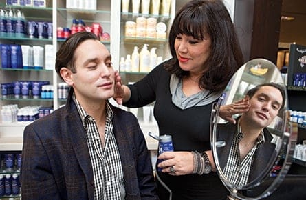 Photograph by Jennifer Roberts; location courtesy of Holt Renfrew and Kiehl’s
