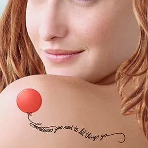 A mocked up divorce tattoo.