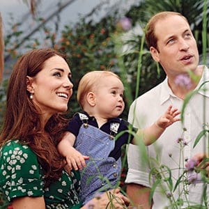 Prince George visits London’s Natural History Museum with parents Catherine and Prince William ahead of his first birthday (John Stillwell/Getty Images)