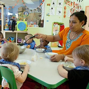 Multicultural daycare center in Montreal Canada