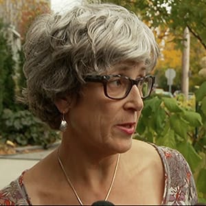 Nurse Margaret Lerhe. Video grab from the CBC. (CBC)