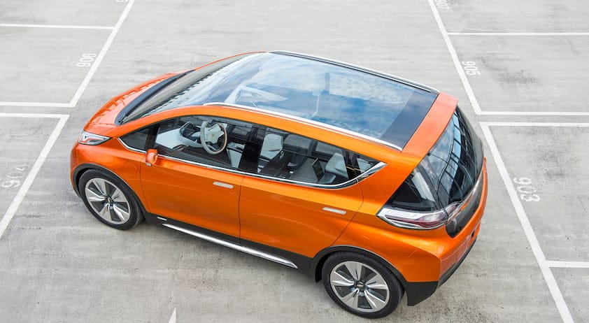 2015 Chevrolet Bolt EV Concept all electric vehicle – glass roof