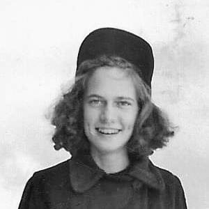 Photo of a young Bessie Scott for Obit. Courtesy of Scott family