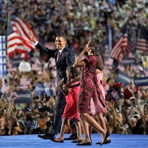 Barack Obama, Michelle Obama, Malia Obama, Sasha Obama