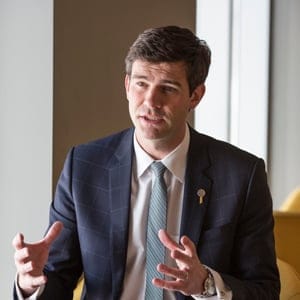 TORONTO, ON - FEBRUARY 6TH, 2015 - Interview with Edmonton mayor Don Iveson.