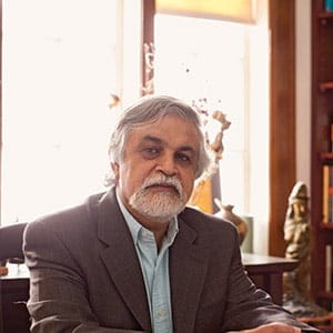 M.G. VASSANJI shot at home. Photograph by Jaime Hogge
