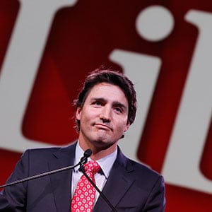 Liberal leader Justin Trudeau gives keynote address at Liberal Biennial Convention in Montreal