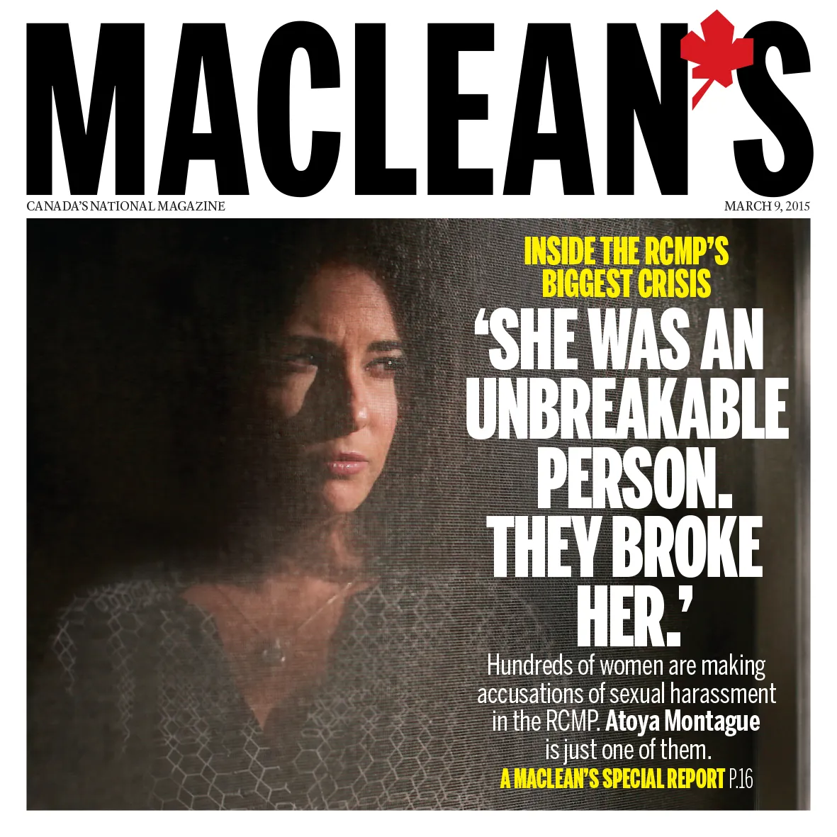MACLEAN'S COVER