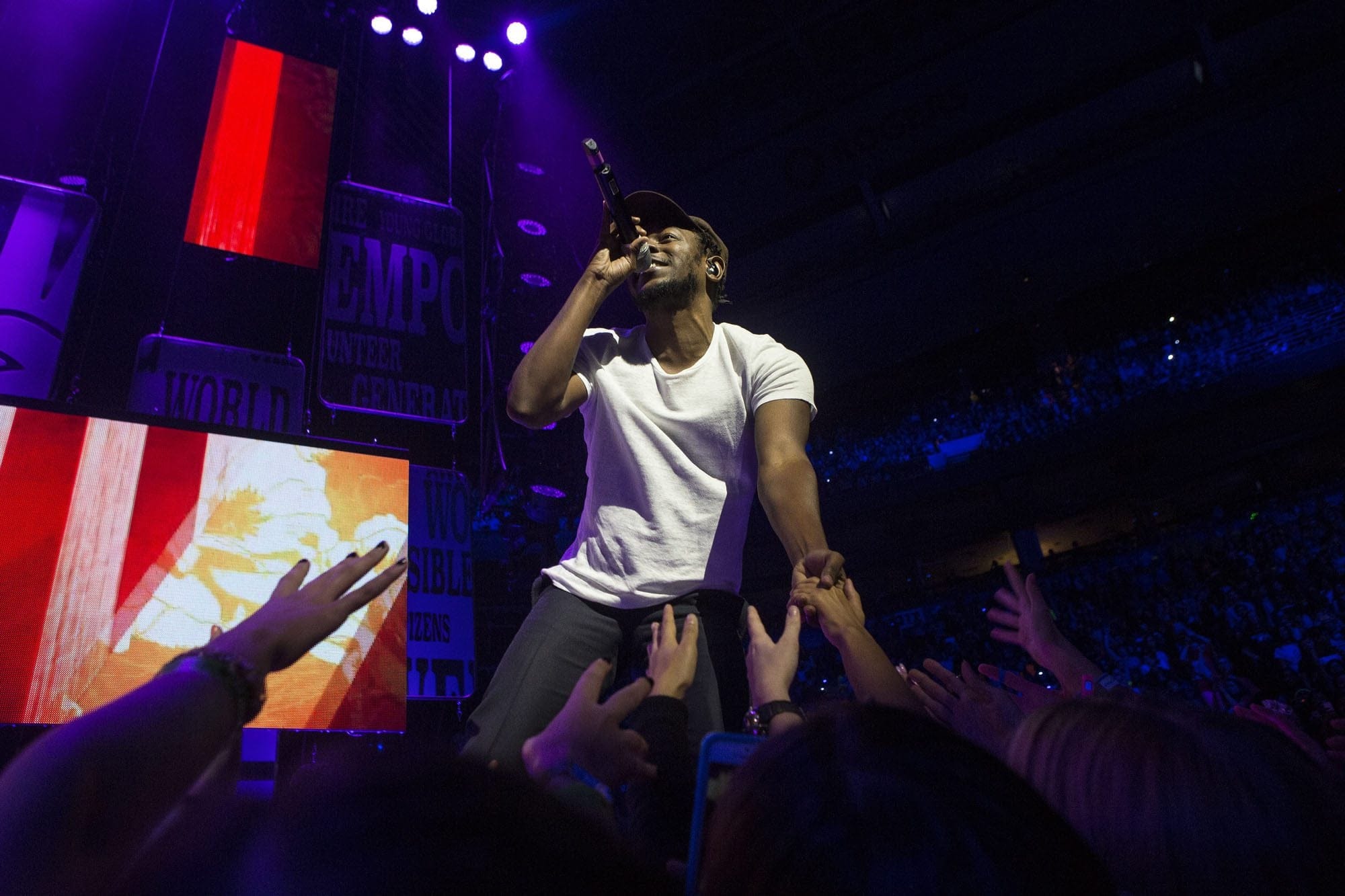 Kendrick Lamar. (MARKETWIRED PHOTO/Free The Children)
