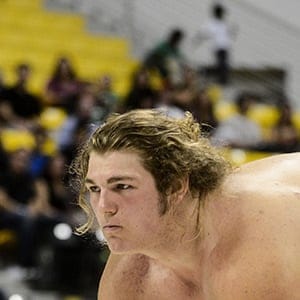 Brodi Henderson at the US Sumo open in 2014. (Dustin Snipes/USA Sumo)
