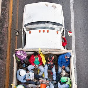Image from "Carpoolers." Alejandro Cartagena