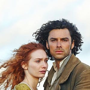 Poldark
Sundays, June 21 - August 2, 2015 on MASTERPIECE on PBS
Ross Poldark rides again in a swashbuckling new adaptation of the hit series that helped launch MASTERPIECE in the 1970s. Aidan Turner (The Hobbit) stars as Captain Poldark, a redcoat who returns to Cornwall after the American Revolution and finds that his fighting days are far from over. Robin Ellis, who played Poldark in the 1970s PBS adaptation, appears in the role of Reverend Halse. Eleanor Tomlinson (MASTERPIECE “Death Comes to Pemberley”) plays the spunky Cornish miner’s daughter taken in by the gallant captain.
Shown from left to right: Eleanor Tomlinson as Demelza and Aidan Turner as Ross Poldark
Robert Viglasky/Mammoth Screen/MASTERPIECE
This image may be used only in the direct promotion of MASTERPIECE. No other rights are granted. All rights are reserved. Editorial use only.