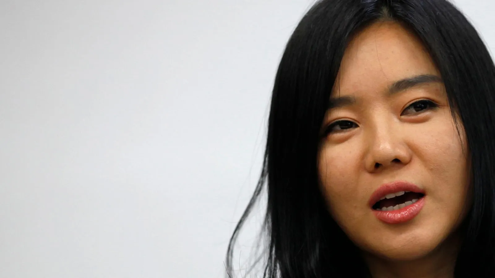 Lee Hyeon-seo, 33, who came to South Korea in 2008, speaks during an interview with Reuters in Seoul, May 29, 2013. From the streets of Seoul to the European parliament a new generation of North Korean defectors is stepping into the limelight, telling their personal stories to highlight the human rights abuses in their homeland. Picture taken May 29, 2013. (Kim Hong-Ji/Reuters)