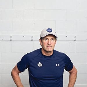 MACLEANS-BABCOCK-09.25.15-TORONTO, ON: NHL's Toronto Maple Leafs head coach Mike Babcock sits down with Maclean's magazine during Leaf's training camp at the Mastercard memorial centre in Toronto, ON.