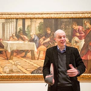 TORONTO, ON - APRIL 29: British philosopher Alain de Botton brings his latest project, Art As Therapy, to the AGO. April 29, 2014. (Carlos Osorio/Getty Images)