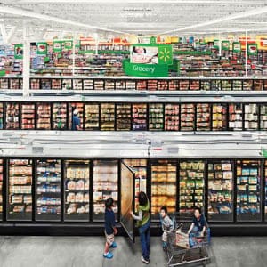 Aisles of a Grocery Store. (Stephen Wilkes/Gallery Stock)