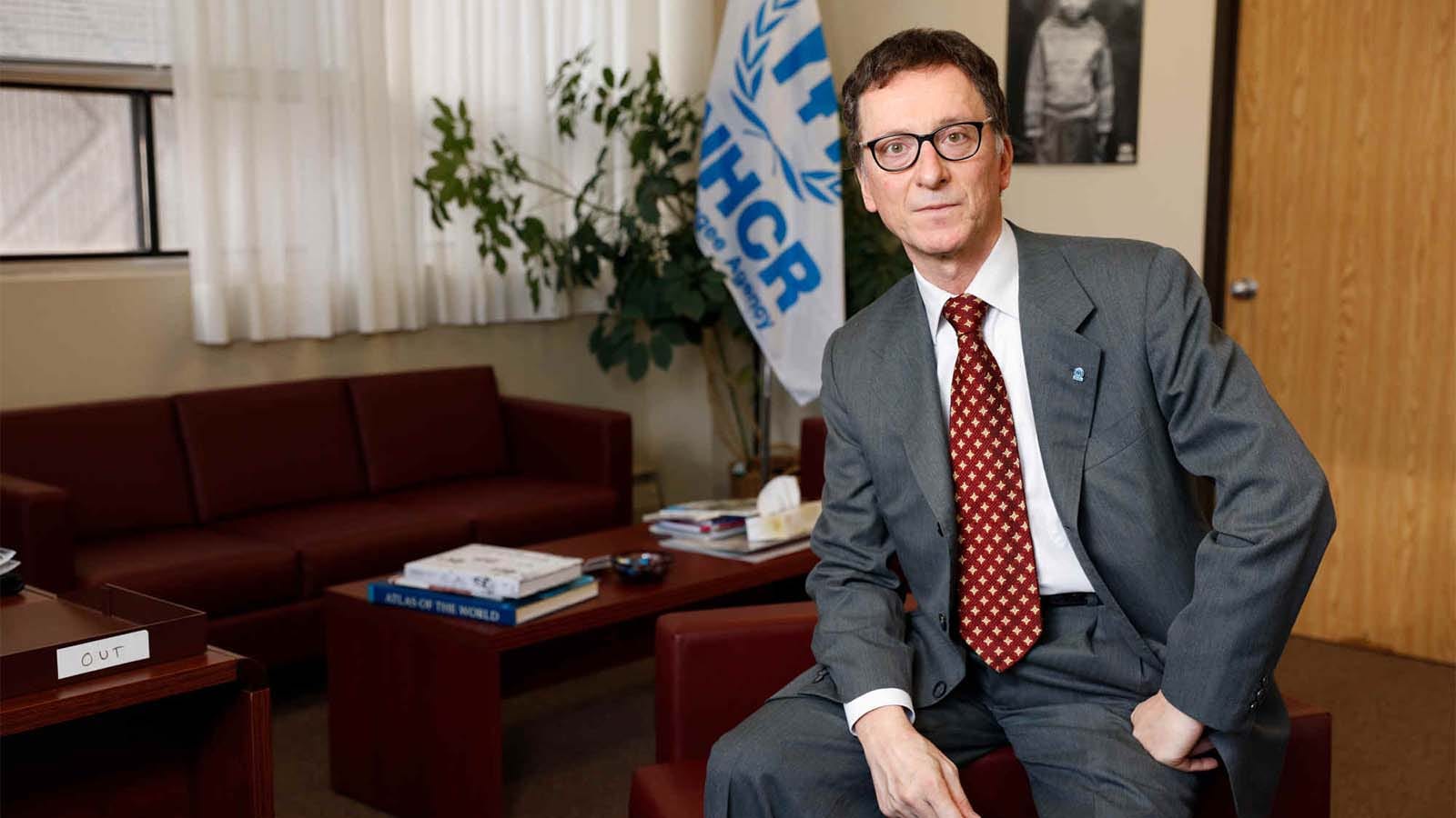 Furio De Angelis in his Ottawa office. (Photograph by Jason Ranson).