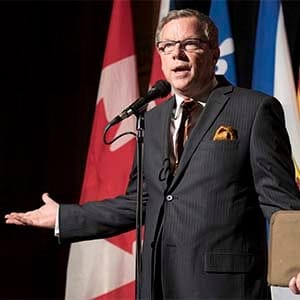 Saskatchewan Premier Brad Wall speaks to reporters before a meeting with premiers hosted by the Council of The Federation in Ottawa on Monday, Nov. 23, 2015. (Justin Tang/CP)
