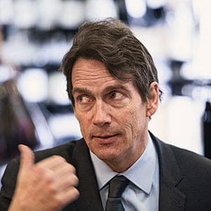 Canadian media tycoon Pierre-Karl Péladeau visits a music store on March 27, 2014 in Saint-Jérôme, Canada. Péladeau announced on March 9 he would run as the Parti Québécois candidate for the Saint-Jérôme provincial electoral district, 60kms (37 miles) northwest of Montreal. The party has welcomed Péladeau's commitment to an independent Quebec. The elections are scheduled for April 7, 2014. (Francois Laplante Delagrave/AFP/Getty Images)