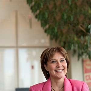 BC Premier Christie Clark talks to John Geddes at the Global 2016 conference in Vancouver, B.C. (Photograph by Jimmy Jeong)
