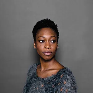 Actor, Sarah Afful poses for a portrait at the Stratford Festival Theatre. For Maclean's Shakespeare series. (Photograph by Philip Cheung)