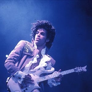 Prince performs live at the Fabulous Forum on February 19, 1985 in Inglewood, California. (Michael Ochs Archives/Getty Images)
