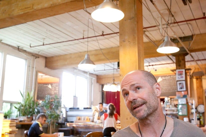 Gord Downie in an interview with The Canadian Press in Toronto on Friday June 4, 2010. When asked how his family influences his music, Gord Downie is uncharacteristically grand in his response. “They inspire everything,” says the father of four over coffee in Toronto's east end. “Everything I do, everything I eat, everything I don't eat.” THE CANADIAN PRESS/Frank Gunn