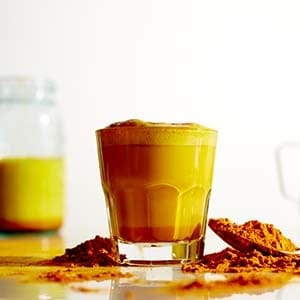 A turmeric latte. (Photograph by Liam Mogan)