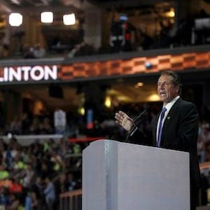 Gov. Andrew Cuomo, D-NY, speaks during the final day of the Democratic National Convention in Philadelphia, Thursday, July 28, 2016. (AP Photo/Carolyn Kaster)