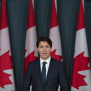 Prime Minister Justin Trudeau speaks with reporters as he takes part in a news conference to mark the end of the parliamentary session Wednesday June 22, 2016 in Ottawa. (Adrian Wyld/CP)