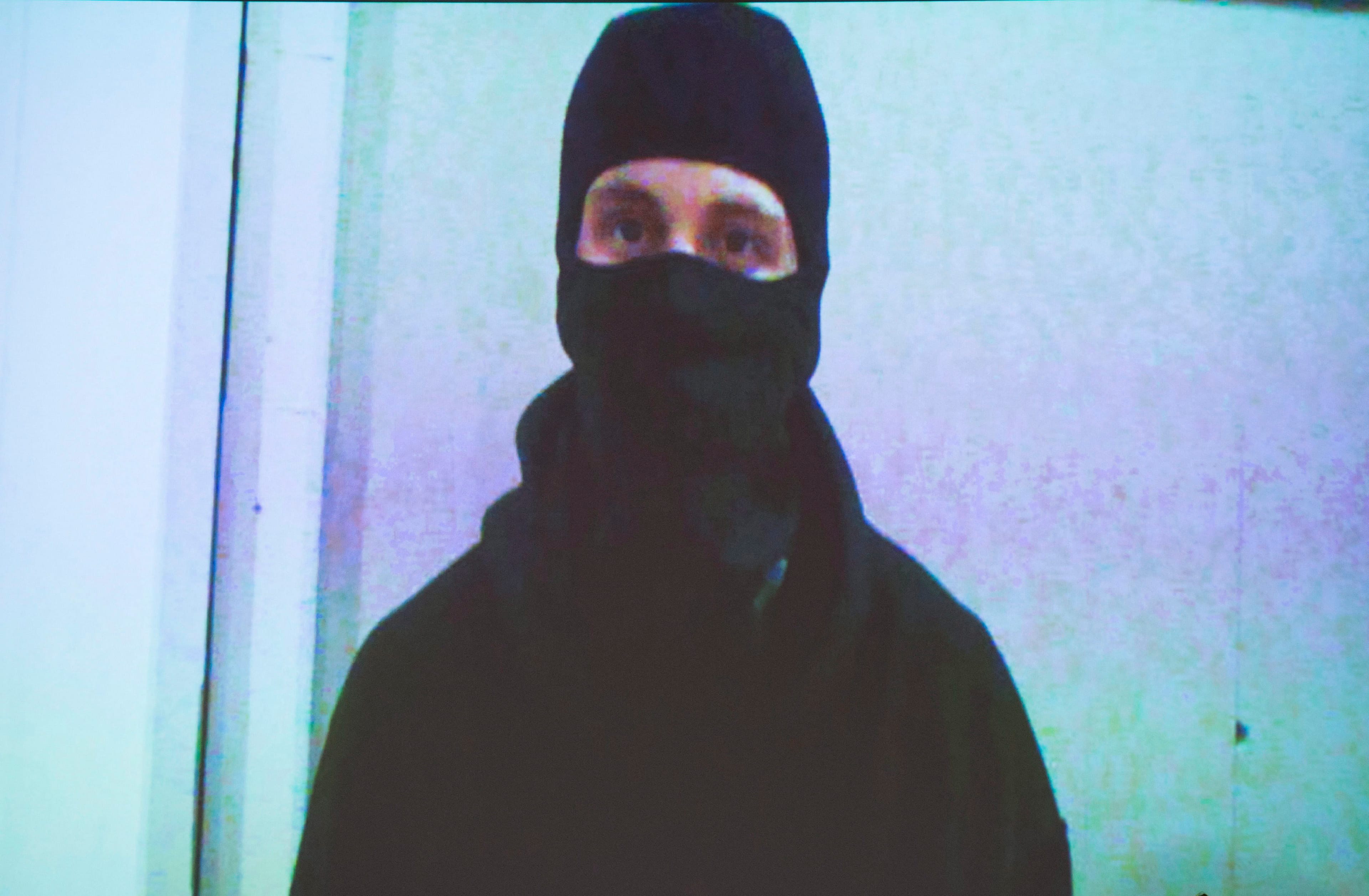 A screen capture from video footage of Aaron Driver, shown during a press conference, for what the RCMP are calling a terrorism incident, in Strathroy, Ontario yesterday, on Thursday, Aug. 11, 2016 in Ottawa. THE CANADIAN PRESS/Justin Tang
