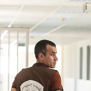 Muttana Abd Ibrahim, ISIS prisoner at the Adult Reform Directorate in Duhok, Iraq, July 27, 2016.
(Photograph by Peter Bregg C.M.)