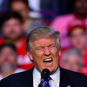 Republican presidential candidate Donald J.Trump addresses the audience during a campaign event at BB&T Center on August 10th, 2016 in Sunrise, Florida. (Johnny Louis/WireImage/Getty Images)