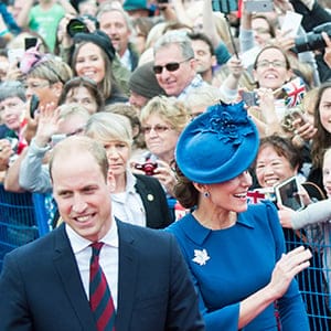 Prince William, Duke of Cambridge and Catherine, Duchess of Cambridge attend the Official Welcome Ceremony for the Royal Tour at the British Columbia Legislature on September 24, 2016 in Victoria, Canada. (Samir Hussein/WireImage/Getty Images)