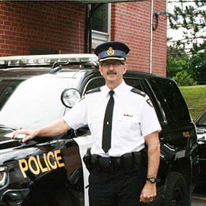Pictured, inspector Ed Medved with the Bracebridge OPP, has held that position for the last nine years. Medved has been a member of the OPP for 32 years come February 2017. (Paige Phillips/Metroland/Toronto Star)