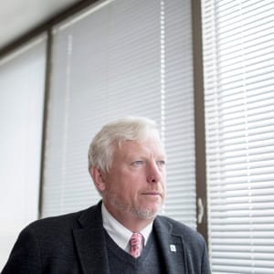 David Miller, CEO of WWF-Canada, in conversation with Chris Sorensen. (Photograph by Nick Iwanyshyn)