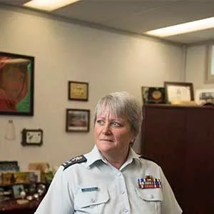 Canadian Forces Lt-General Whitecross in Ottawa September 29, 2016. (Photograph by Blair Gable)