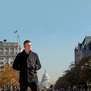 Richard Spencer is in town for the largest white nationalist and Alt Right conference of the year in Washington, DC on November 18, 2016. (Linda Davidson/The Washington Post/Getty Images)
