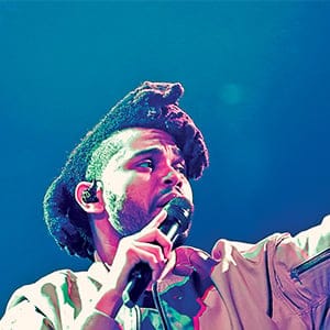 The Weeknd performs at KISS 108FM's Jingle Ball 2015 Presented by Capital One at TD Banknorth Garden on December 10, 2015 in Boston, Massachusetts. (Natasha Moustache/WireImage/Getty Images)