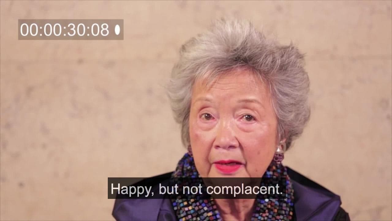 Adrienne Clarkson takes the 60-Second Challenge (captions)